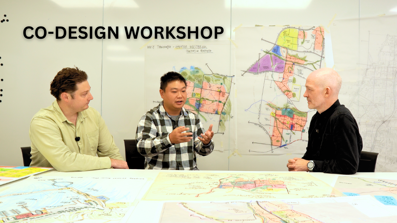 Screenshot of video Co design workshop success