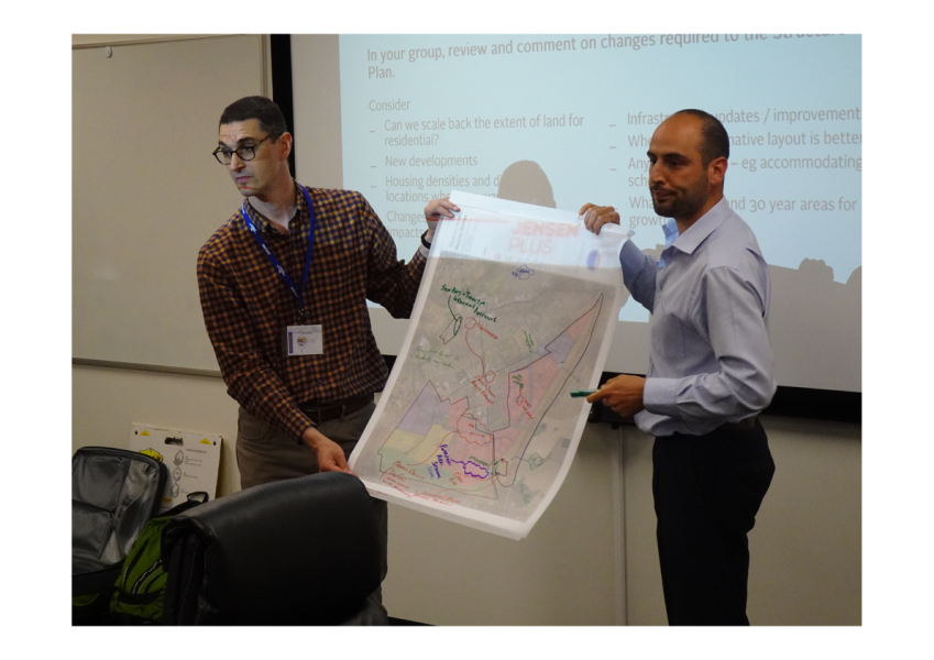 David and Daniel during a community Co-Design workshop