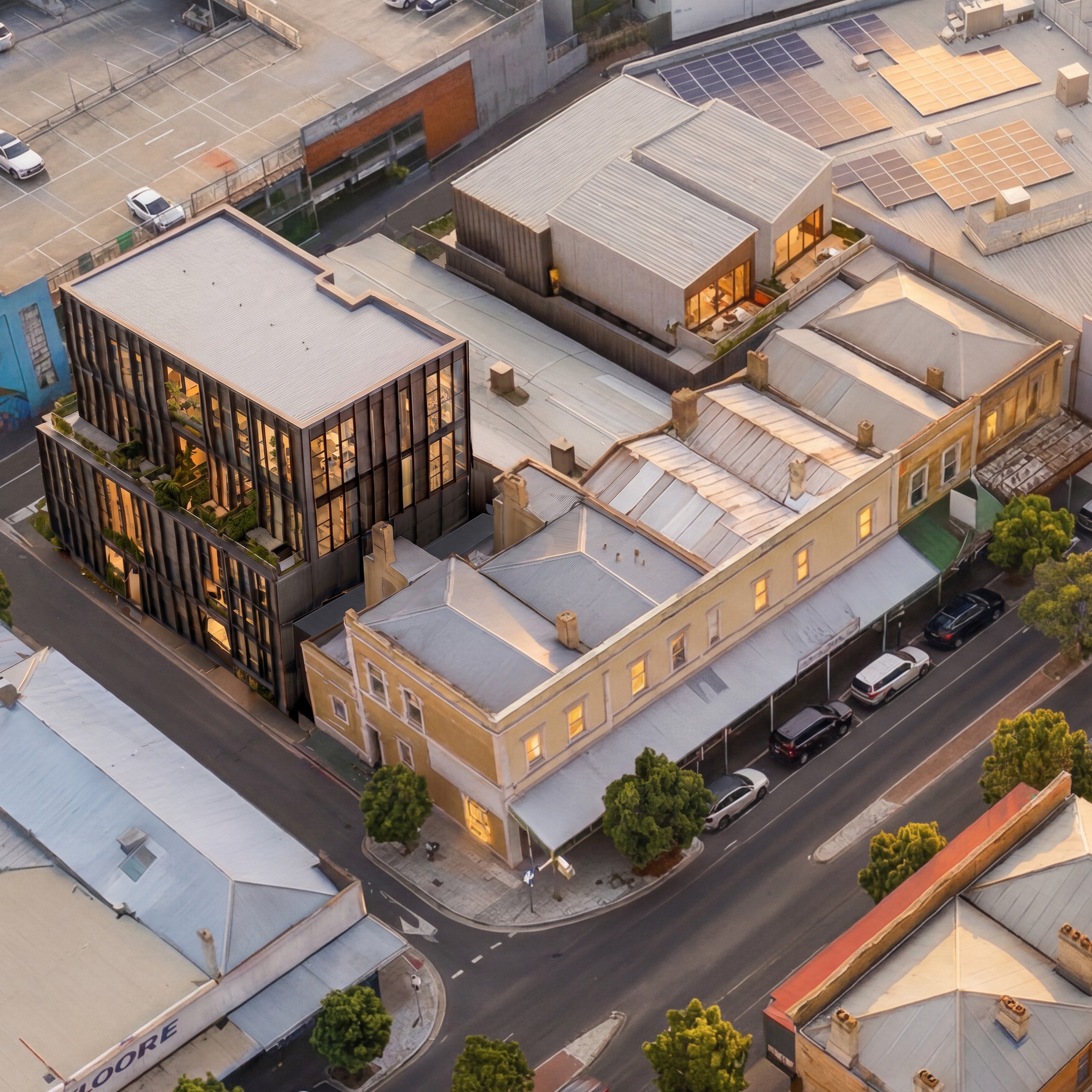 Testing and visualising future development alongside existing